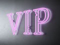 Neon VIP sign Royalty Free Stock Photo