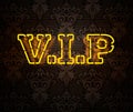 Neon VIP sign II Royalty Free Stock Photo
