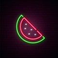 Neon Watermelon sign.