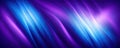 Neon wave blur rays purple blue color light beam Royalty Free Stock Photo