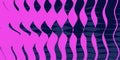Neon Waves: A Bold Abstract Pattern of Pink and Blue Vertical Wavy Lines on a Deep Blue Background - Vector Background