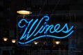 Neon Wines Sign