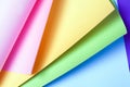 Neon yellow pink paper background.
