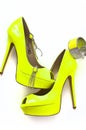 Neon Yellow Shoes