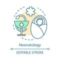 Neonatology concept icon Royalty Free Stock Photo