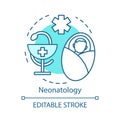Neonatology concept icon Royalty Free Stock Photo