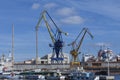 Neorio Shipyards. Royalty Free Stock Photo