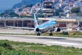 Neos Boeing 737-800 airplane Skiathos airport