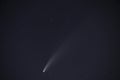 Neowise comet in the sky Royalty Free Stock Photo