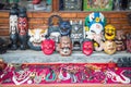 Nepal - 23 December 2016 :: mask devil for sell at souvenir shop