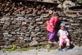 Nepal - 27 December 2016 ::Nepalese kids are playing together at