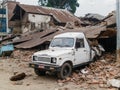 Nepal earthquake in Kathmandu Royalty Free Stock Photo