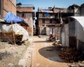 Nepal Earthquake Temporary Shelters Royalty Free Stock Photo