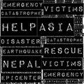 Nepal Earthquake Tremore Royalty Free Stock Photo