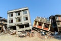 Nepal earthquakes Royalty Free Stock Photo