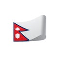 Nepal Flag, Illustration