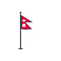 Nepal Flag Vector Isolated 4