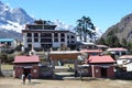 Nepal, Himalayas, Buddhist monastery in the village of Tenboche Royalty Free Stock Photo