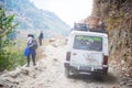 Nepal - 2 January 2017 ::taxi service from mountain to town