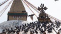 Nepal Kathmandu Boudha Stupa or Boudhanath is a one of the largest spherical stupas in Nepal.Boudha Stupa is a famous place for