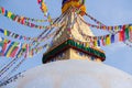 Nepal Kathmandu Boudha Stupa or Boudhanath is a one of the largest spherical stupas in Nepal.Boudha Stupa is a famous place for Royalty Free Stock Photo