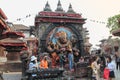 Kaal Bhairav sculpture on Kathmandu Durbar Square