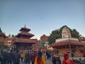 Nepal kathmandu temple Royalty Free Stock Photo