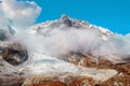 Nepal Langtang Lirung glacier Royalty Free Stock Photo