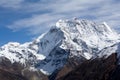 Nepal. Mountain Manaslu vicinities. Royalty Free Stock Photo