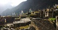 Nepal Mountain Village from rooftops