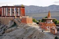 The road leads to Tsarang Gompa - the monastery of the Sakya sect, built in 1395. Trekking to the Upper Mustang closed area. Nepal