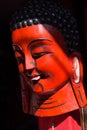 Nepal Souvenir wooden red masks Royalty Free Stock Photo