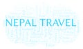 Nepal Travel word cloud.