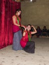 Nepalese Dancers Royalty Free Stock Photo