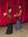 Nepalese Dancers Royalty Free Stock Photo