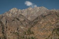 Nepalese mountain ranges along Annapurna circuit