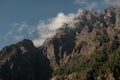 Nepalese mountain ranges along Annapurna circuit