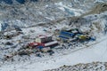 Nepalese mountain village on EBC trekking route