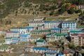 Nepal Namche Bazaar mountain village on EBC trekking route Royalty Free Stock Photo