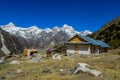 Nepal Namche Bazaar mountain village on EBC trekking route Royalty Free Stock Photo