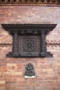 Nepalese small temple window