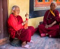 Nepalese women praying