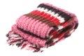 Nepalese Woolen Scarf Isolated Royalty Free Stock Photo