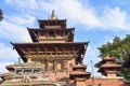 Nepali Architecture of Historical Buildings at Basantapur Durbar Square