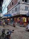 Nepali famous bazaar Rajbiraj in Nepal