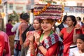 Nepali Girl in Cultural Dress