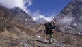 Nepali guide at the modi khola valley pokhara