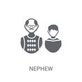 nephew icon. Trendy nephew logo concept on white background from