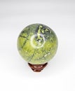 Green Jade Nephrite Sphere Natural Crystal Ball