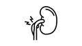 nephritic syndrome line icon animation